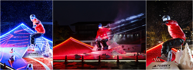 “红” 动成都太古里， 巨型滑雪 “大红人” 空降见证adidas TERREX苏翊鸣共创雪服盛事